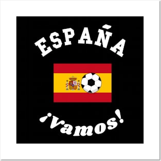 ⚽ España Football, Bandera de España Flag, ¡Vamos! Team Spirit Posters and Art